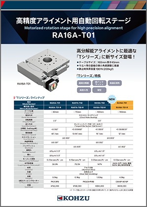 Motorized rotation stage for high precision alignment