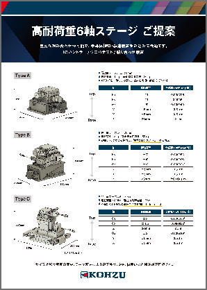 High Load Capacity 6 axis Stages